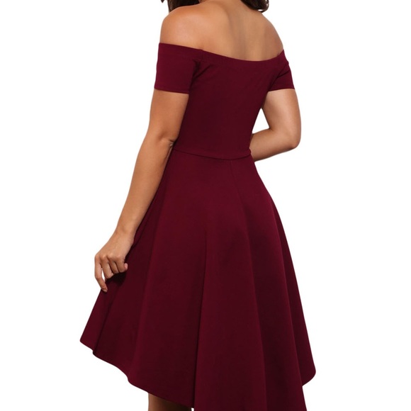 Black High-Low Semi Dress - Picture 2 of 6